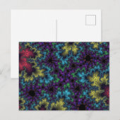 Coral Rainbow Speckle Postkarte (Vorne/Hinten)