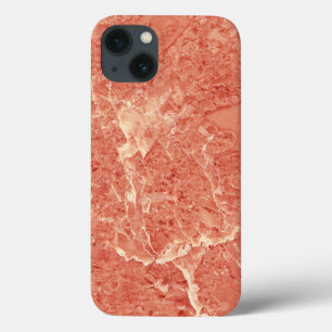 Coral Red Marble Texture Case-Mate iPhone Hülle