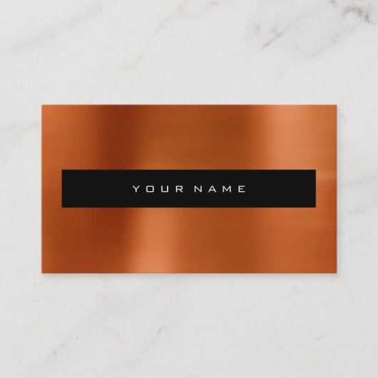 Coral Red Metallic Black Fashion Stylist Visitenkarte (Vorderseite)