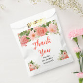Coral Red Roses Birthday Thank You Geschenktütchen (Versiegelt)