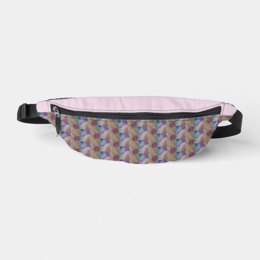 Coral Reef Abstrakt Art Bauchtasche (Vorderseite)
