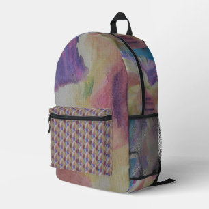 Coral Reef Abstrakt Art Bedruckter Rucksack