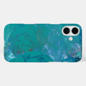 Coral Reef Abstrakt Art Case-Mate iPhone Hülle (Rückseite (Horizontal))