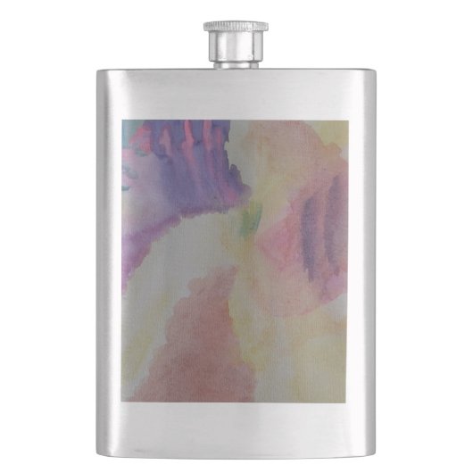 Coral Reef Abstrakt Art Classic Flachmann (Vorderseite)