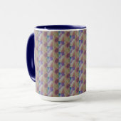Coral Reef Abstrakt Art Tasse (Vorderseite Links)