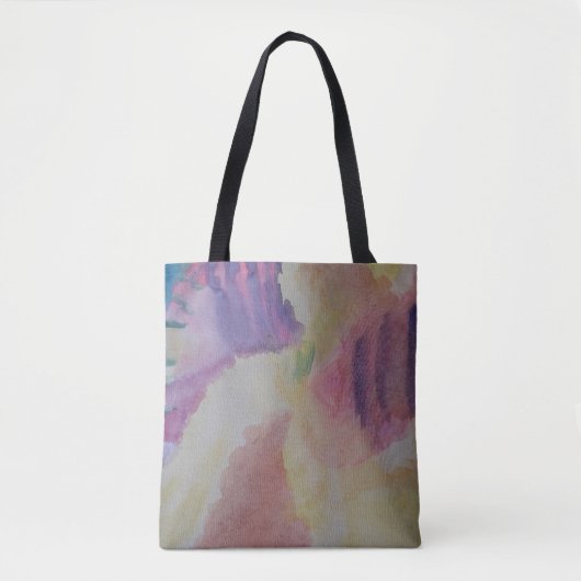 Coral Reef Abstrakt Art Tote Tasche (Vorderseite)