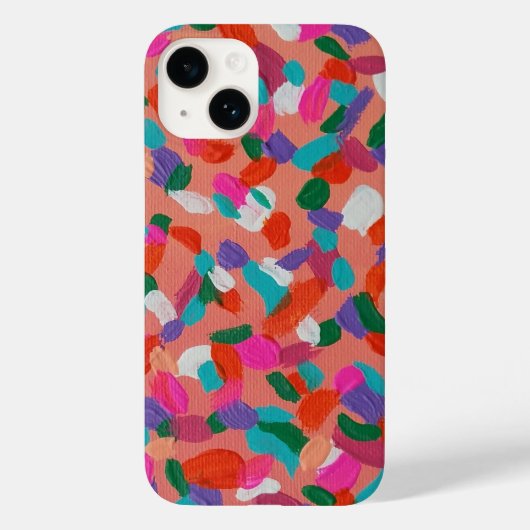 Coral Reef Abstrakt Case-Mate iPhone Hülle (Rückseite)