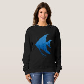 Coral Reef Aquarium Angelfish Sweatshirt (Vorne ganz)