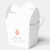 Coral Reef Baby Dusche Geschenkschachtel (Geöffnet)