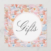 Coral Reef Babyduschkarte Einladung (Vorne/Hinten)