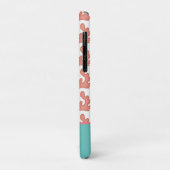 Coral Reef Beach Summer Pattern Aquamarin Case-Mate iPhone Hülle (Hinten/Links)