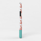 Coral Reef Beach Summer Pattern Aquamarin Case-Mate iPhone Hülle (Hinten/Rechts)