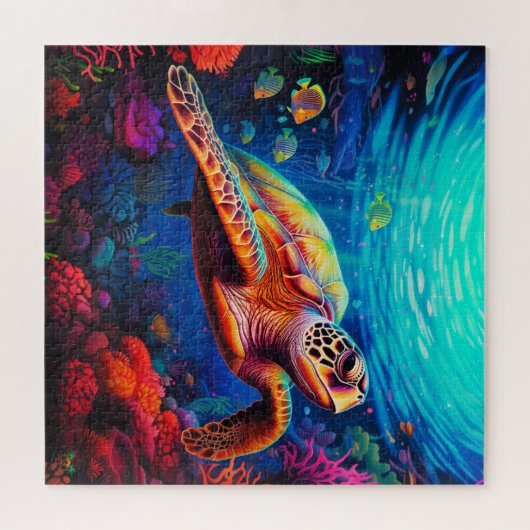 🐙 Coral Reef Cruiser Puzzle (Horizontal)