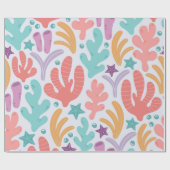 Coral Reef Delight Geschenkpapier (Flach)