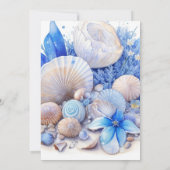 Coral Reef Discovery Boy Birthday Einladung (Rückseite)