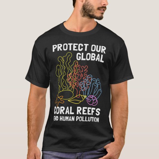 Coral Reef Environmentalist Scuba Diver Sea Biolog T-Shirt (Vorderseite)