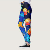 Coral Reef Fish Art Leggings (Links)