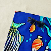 Coral Reef Fish Art Strandtuch (Beispiel)
