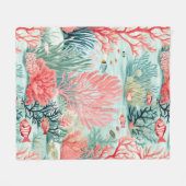 Coral Reef Fleece Blanket (Vorderseite (Horizontal))