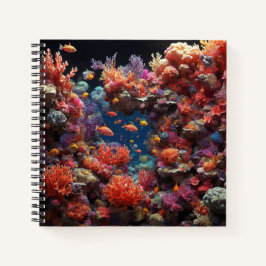Coral Reef Hard Cover Journal Notizblock