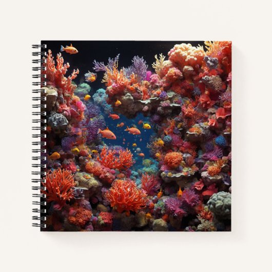 Coral Reef Hard Cover Journal Notizblock (Vorderseite)