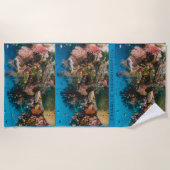 Coral Reef individuelle Name Strandtuch (Vorderseite)