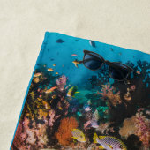Coral Reef individuelle Name Strandtuch (Beispiel)