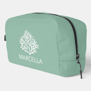 Coral Reef Individuelle Name Summer Beach Waschbeutel