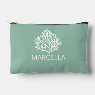 Coral Reef Individuelle Name Summer Beach Zubehörtasche