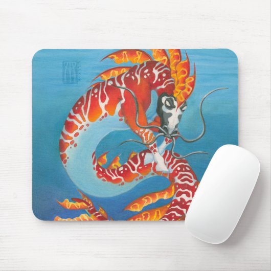 Coral Reef Kelpi Mousepad (Mit Mouse)