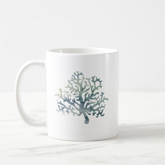 Coral Reef Painting Beach Lover Kaffeetasse (Links)