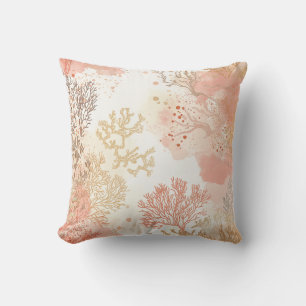 Coral Reef Pastel Throw Kissen