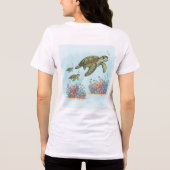 Coral Reef Sea Turtle Tee (Rückseite)