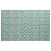 Coral Reef Seabed Muster auf Aquamarin Blue Stoff (Yard (91,4 cm))
