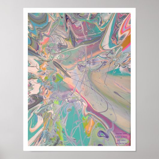 Coral Reef Splash Open Edition Poster (Vorne)