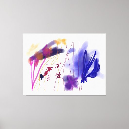 Coral Reef Stretched Canvas Print Leinwanddruck (Vorderseite)