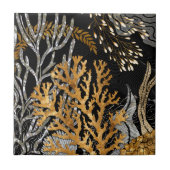 Coral Reef - Symphony - Gold and Pearl Fliese (Vorderseite)