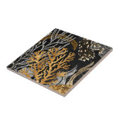 Coral Reef - Symphony - Gold and Pearl Fliese (Seite)