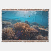 Coral Reef Throw Blanket Decke (Vorderseite)