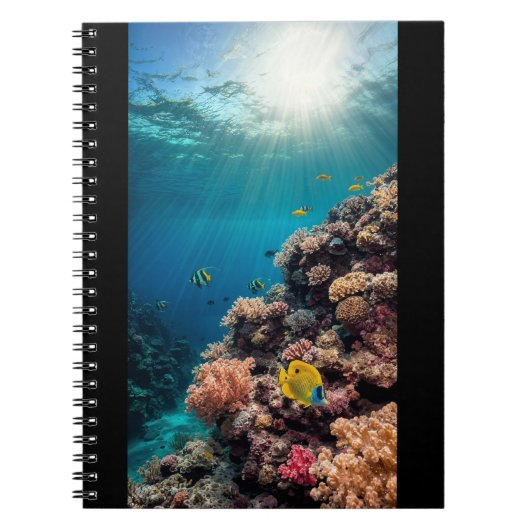 Coral Reef Underwater Notizblock (Vorderseite)