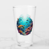 Coral Reef Vignette Glas (Vorderseite)