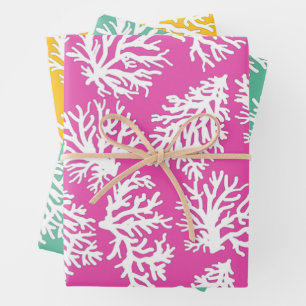 Coral Reefs Beach Summer Wedding Geschenkpapier Set