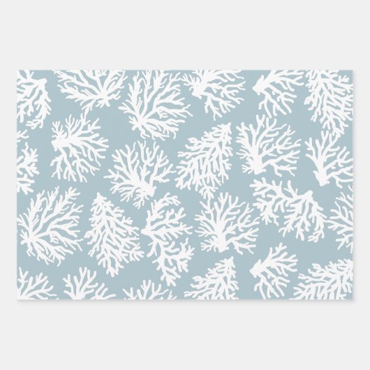 Coral Reefs Beach Summer Wedding Geschenkpapier Set (Vorderseite)
