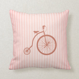 Coral Retro Fahrrad Kissen