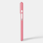 Coral rosa Candy Streifen Case-Mate iPhone Hülle (Rückseite / Links)