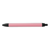 Coral rosa Candy Streifen Kugelschreiber (Vorderseite)