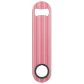 Coral rosa Candy Streifen Speed Flaschenöffner (Vorderseite)