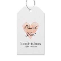 Coral rosa Herz Hochzeit danke Ihnen für die Gabe
