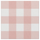 Coral Rose Buffalo Kariert Stoff (Nahaufnahme)