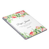Coral Rose Personalisiert Prayer Journal Notizblock (Rechte Seite)